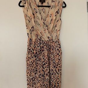 Akiko Printed Silk Dress
